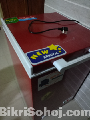 NEW 99 LTR SINGER Deep fridge, Red Colour